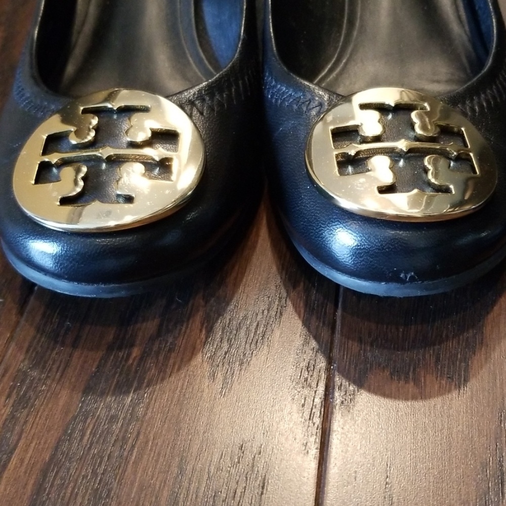 TORY BURCH WEDGES/FLATS 2 PAIR! - Picture 4 of 8
